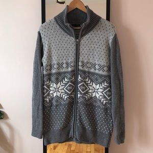 Tommy Hilfiger zip grandpa sweater cardigan